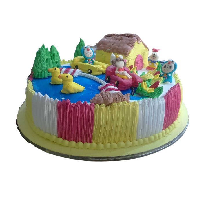 (150) Kids Landscape Cake